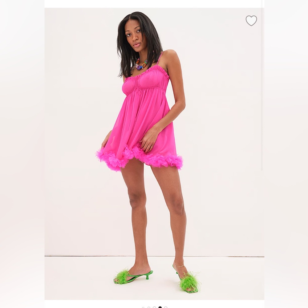 FOR LOVE AND LEMONS: Tropical Chiffon Slip Dress